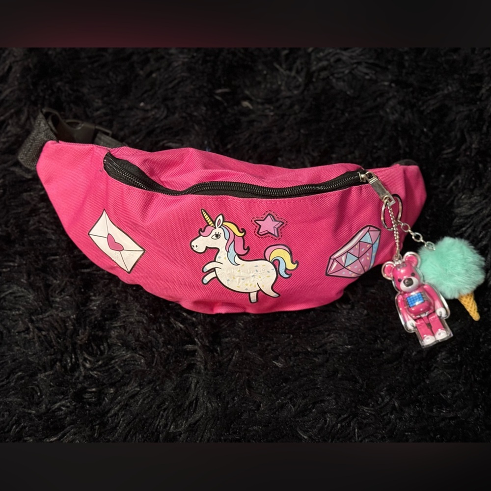 Unicorn themed fanny pack